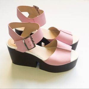 New cute pink platform sandals 👡